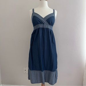 Michael Michael Kors Denim two tone blue sundress size 4